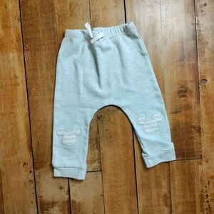 Disney Baby size 6 to 9 mos joggers light blue Mickey pants